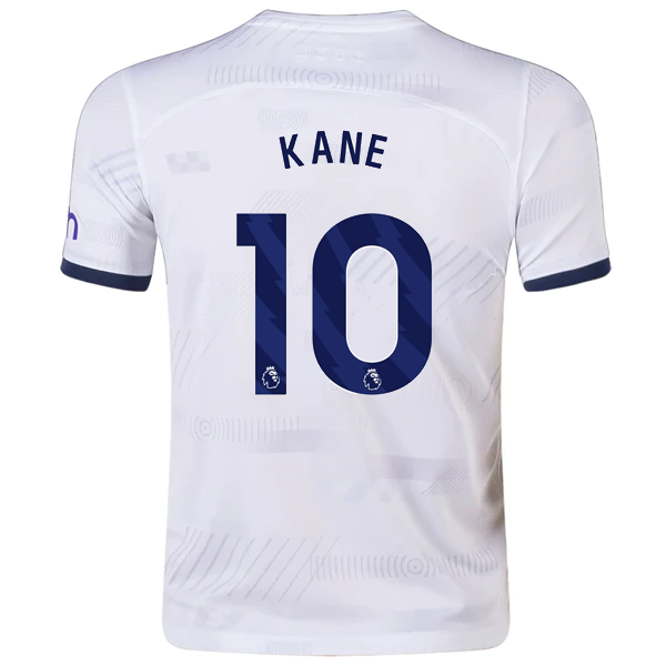 Nike Youth Tottenham Harry Kane Home Jersey 23/24 (White/Binary Blue) Soccer Wearhouse