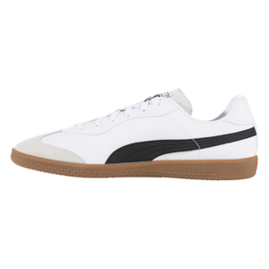 Puma King 21 Indoor Soccer Shoes (Puma White/Puma Black/Gum)