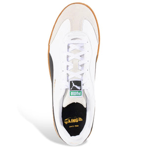Puma King 21 Indoor Soccer Shoes (Puma White/Puma Black/Gum)