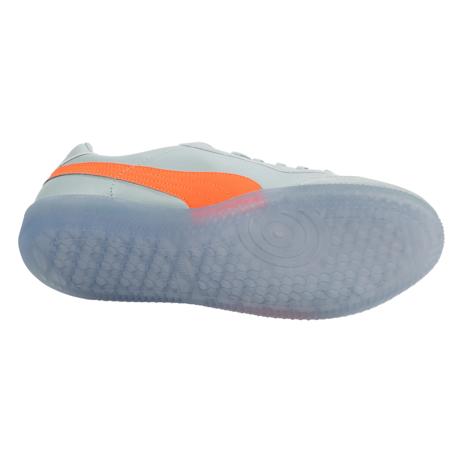 Puma King 21 Indoor Soccer Shoes (Modern Mint/Glowing Red)