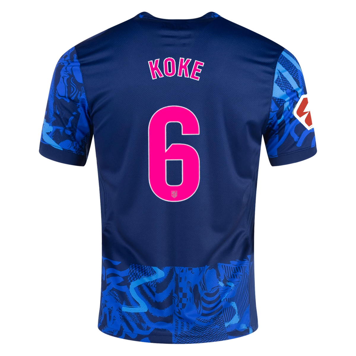 Nike Atletico Madrid Koke Third Jersey w La Liga Patch 24 25 Blue Vo Soccer Wearhouse