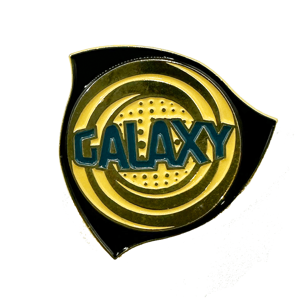 LA Galaxy Cyclone Retro Enamel Pin | SoccerWearhouse