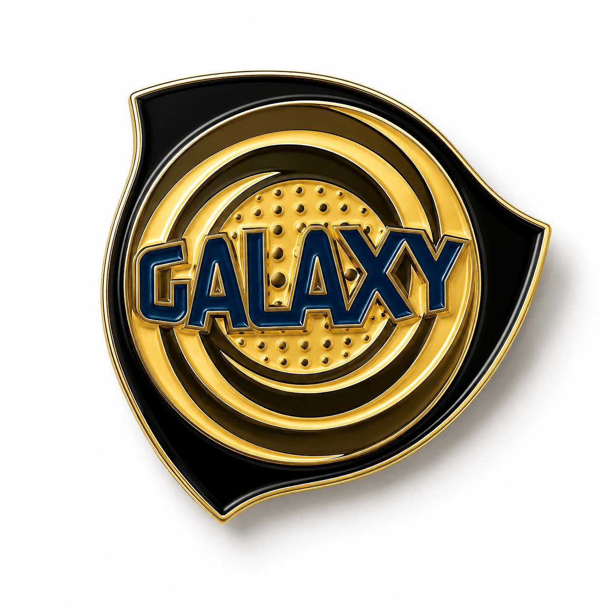LA Galaxy Cyclone Retro Enamel Pin | SoccerWearhouse
