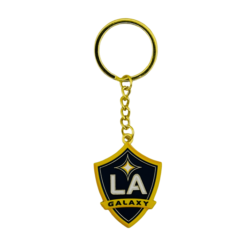 LA Galaxy Full Color Metal Keychain | SoccerWearhouse