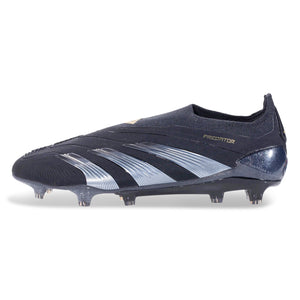 adidas Predator Elite LL FG Soccer Cleats (Black/Iron Metallic)