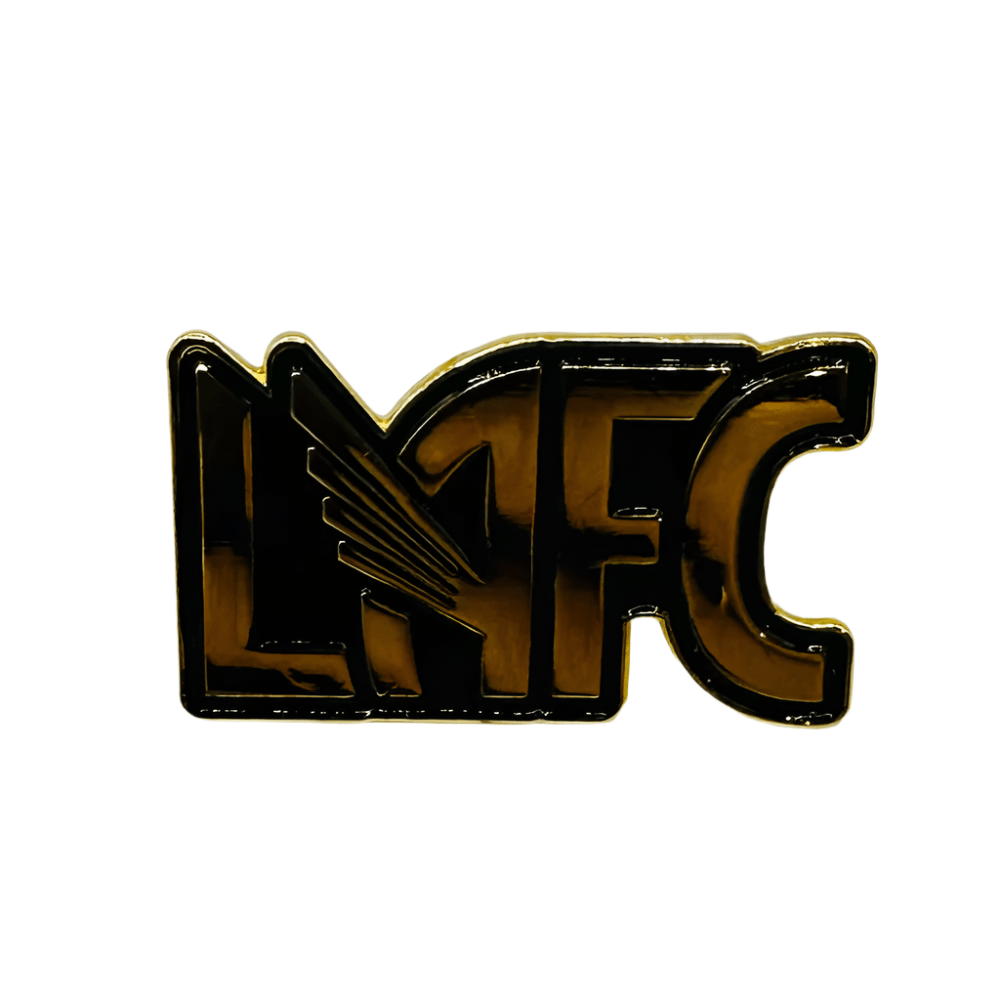 LAFC Gold Logo Enamel Pin | SoccerWearhouse