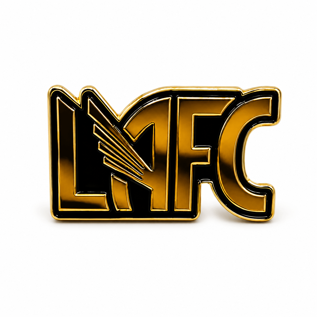 LAFC Gold Logo Enamel Pin | SoccerWearhouse