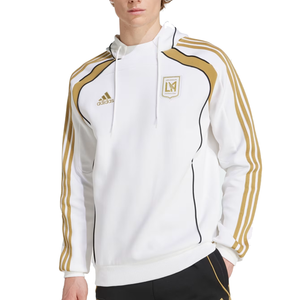 adidas LAFC Travel Hoodie 25/26 (White/Gold)