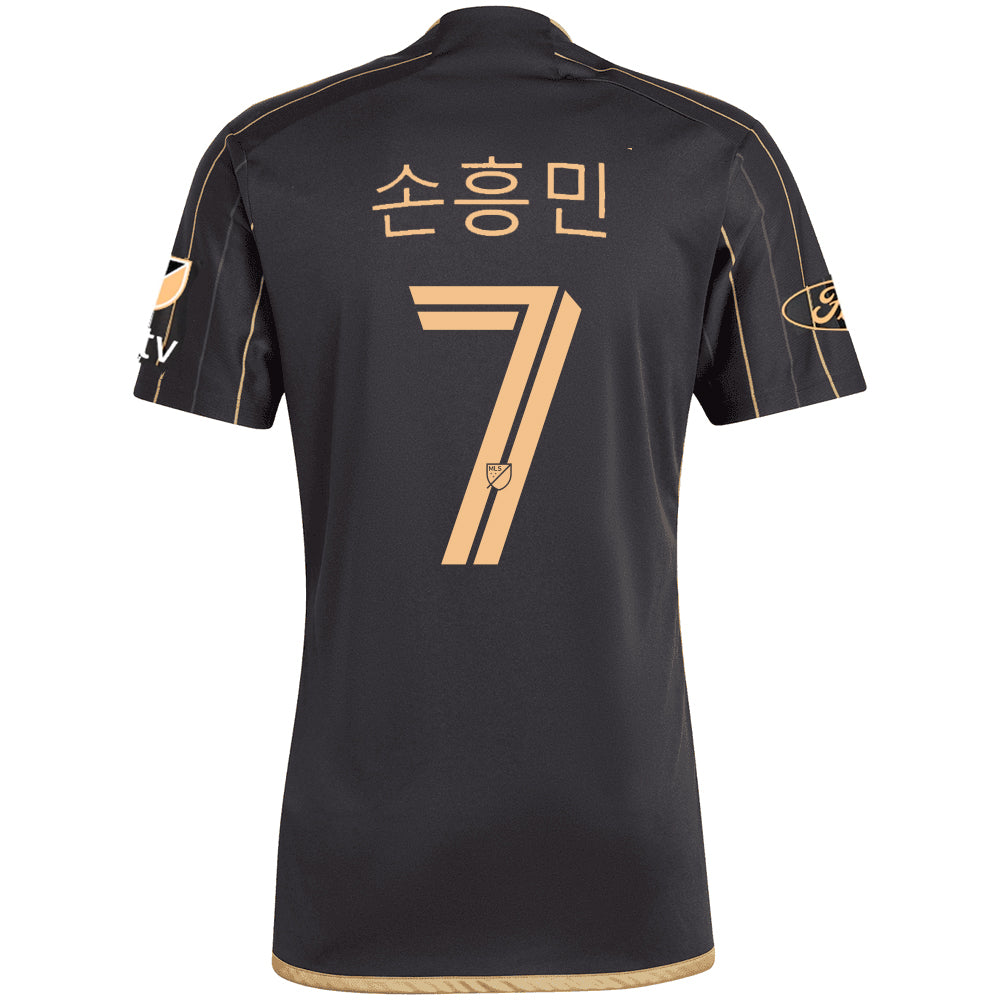 adidas Men's Son Heung-min (Korean) LAFC Home 2025 Jersey w/ MLS