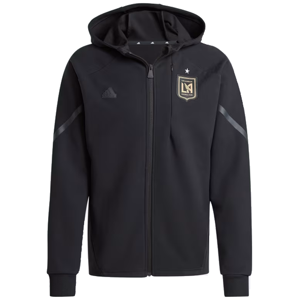 adidas LAFC D4GMD Anthem Hoodie Jacket 2024 (Black) - Soccer Wearhouse