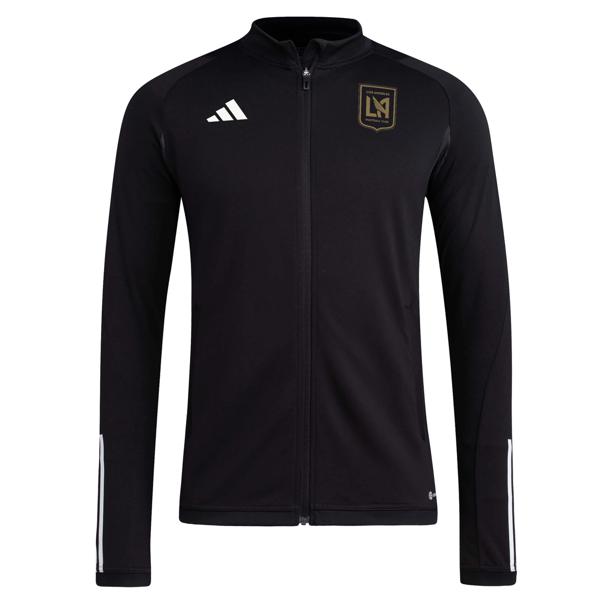 adidas LAFC Tiro 23 Competition Training Jacket Black Gold Soccer Wearhouse