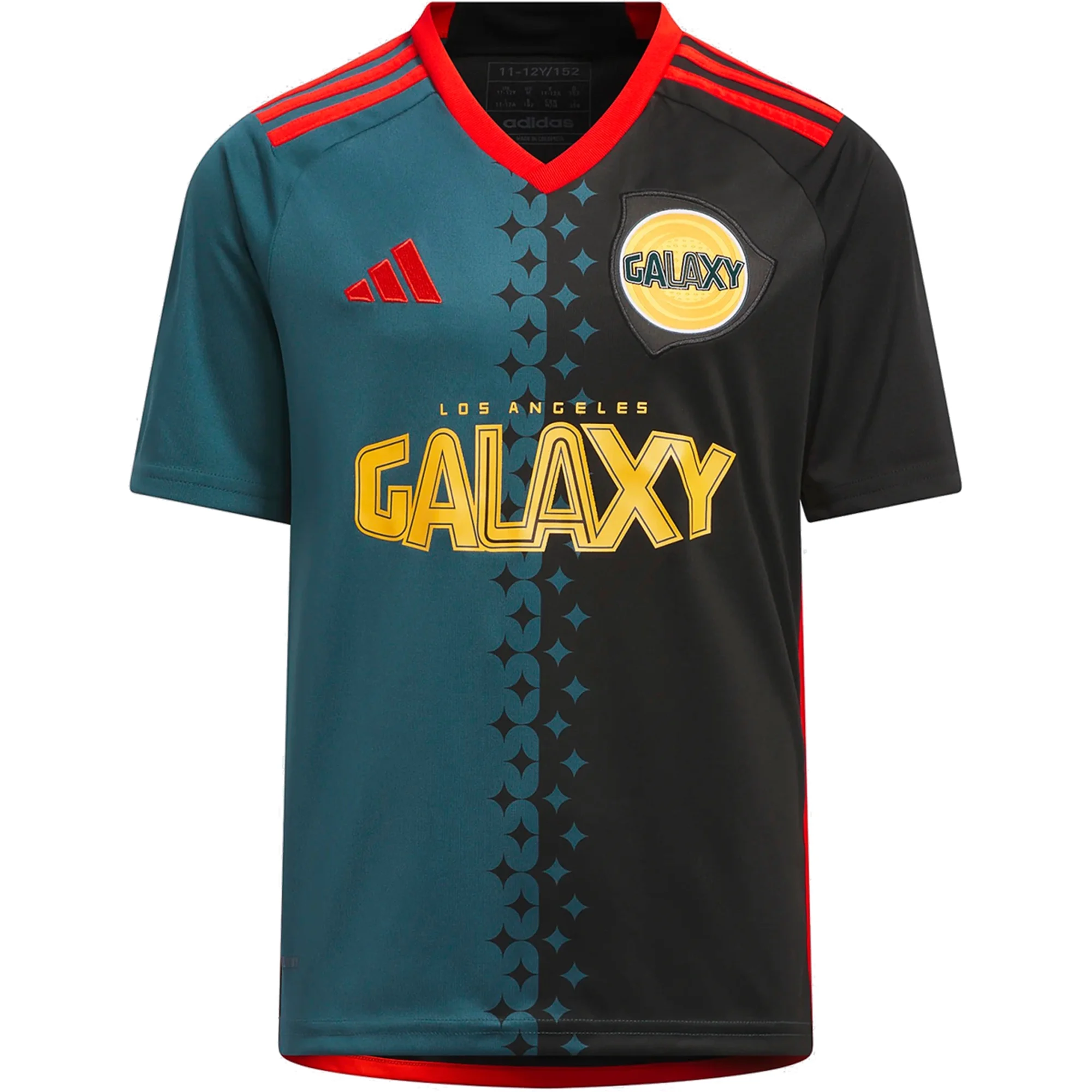 adidas Youth LA Galaxy Third Jersey 24 25 Black Virdia Soccer Wearhouse