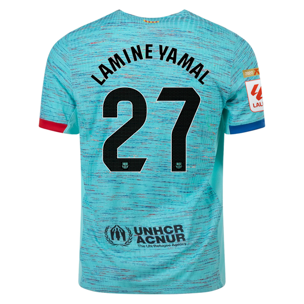 Nike Barcelona Authentic Lamine Yamal Match Vaporknit Third Jersey W ...