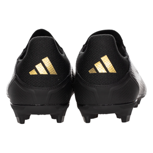 adidas F50 League Lacless FG/MG Soccer Cleats (Black/Iron Metallic)