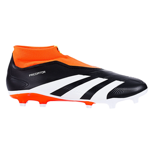 adidas Predator League Laceless Firm Ground Soccer Cleats (Core Black/Solar Red)
