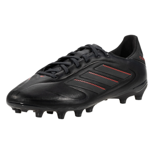 adidas Copa Pure III League FG/MG Soccer Cleats (Black/Carbon/Red)