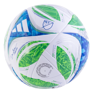 adidas MLS League NFHS Ball 2025 (White/Green/Blue)