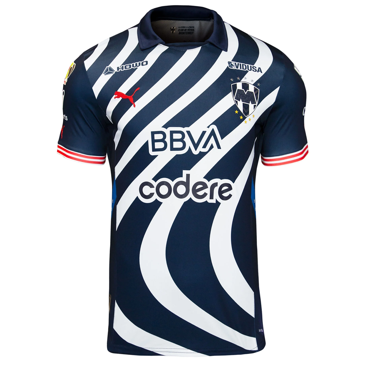 Puma Monterrey Authentic Home League Cup Jersey 24/25 (Navy/White)