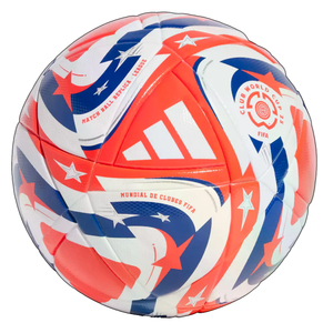 adidas Club World Cup League Ball 25/26 (White/Lucid Red/Power Blue)