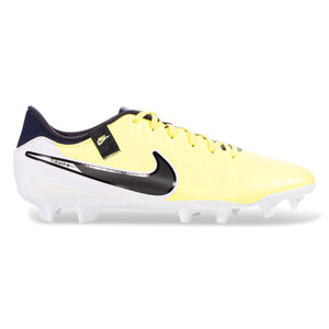 Nike Legend 10 Academy FG/MG Soccer Cleats (Lemonade/Black/Metallic Coin)