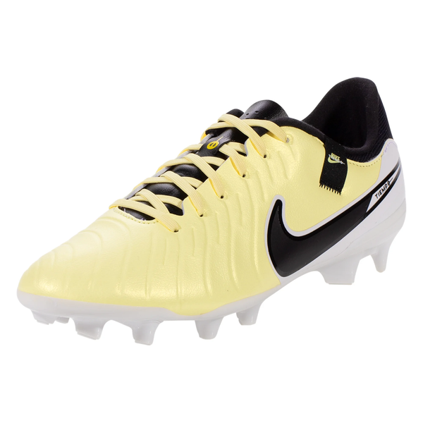 Nike Legend 10 Academy FG/MG Soccer Cleats (Lemonade/Black/Metallic Co ...