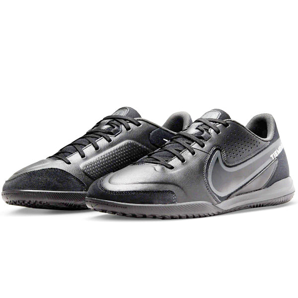 Nike Tiempo Legend 9 Academy Indoor Soccer Shoes (Black/Dark Smoke Grey)