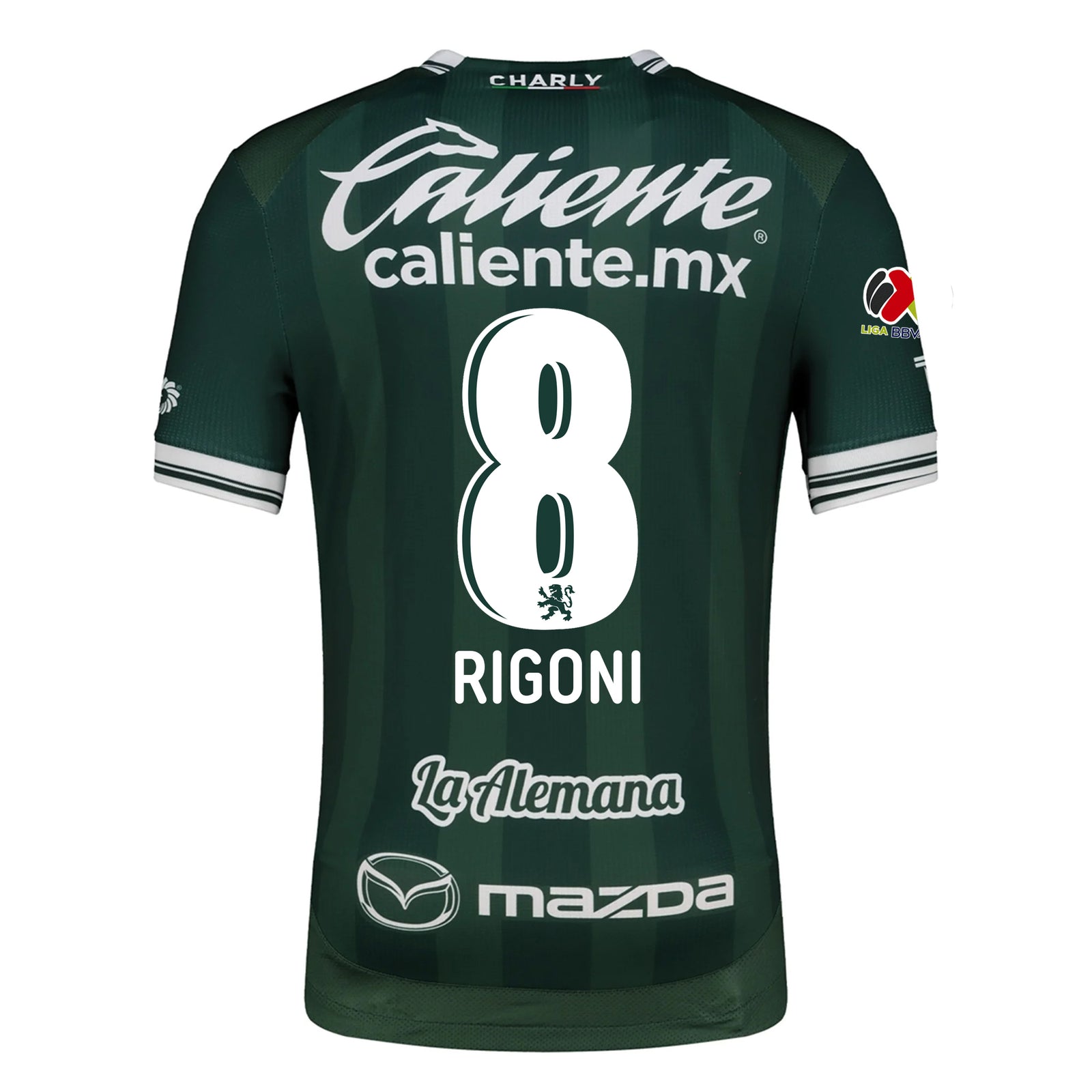 Charly Emiliano Ariel Rigoni Men's Leon FC Home Jersey 25/26 w/ BBVA Liga Patch (Green)
