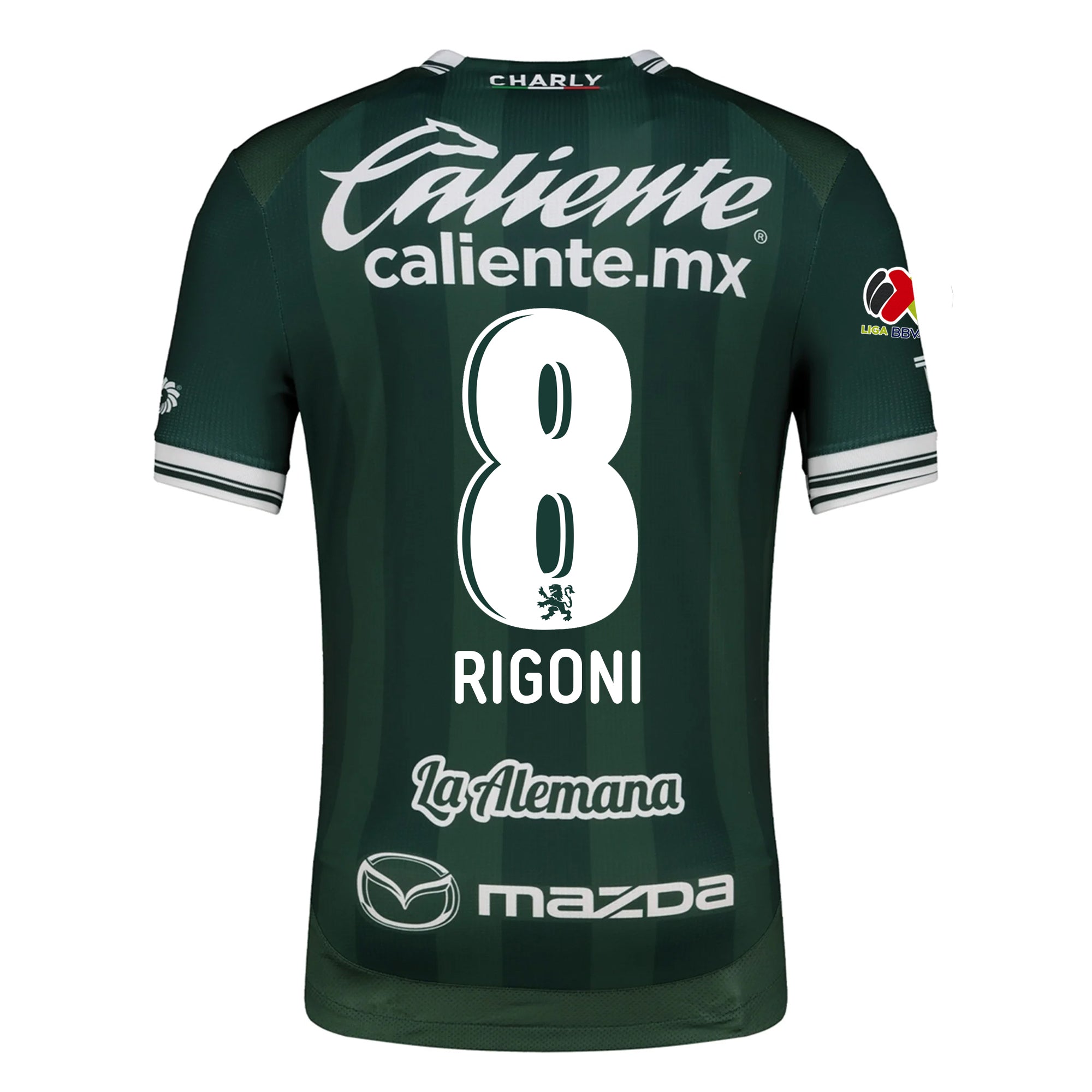 Charly Emiliano Ariel Rigoni Men's Leon FC Home Jersey 25/26 w/ BBVA Liga Patch (Green)