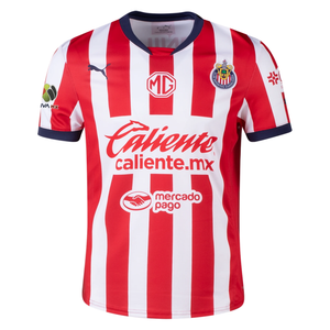 Puma Chivas Chicharito Home Jersey w/ Liga MX Patch 24/25 (Puma Red/White)