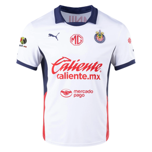 Puma Chivas Chicharito Away Jersey w/ Liga MX Patch 24/25 (Puma White)