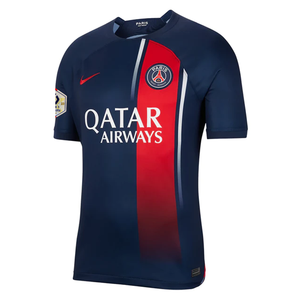 Nike Paris Saint-Germain Presnel Kimpembe Home Jersey w/ Ligue 1 Champions Patch 23/24 (Midnight Navy)