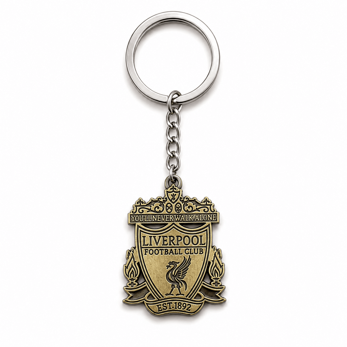 Liverpool Metal Keychain | SoccerWearhouse