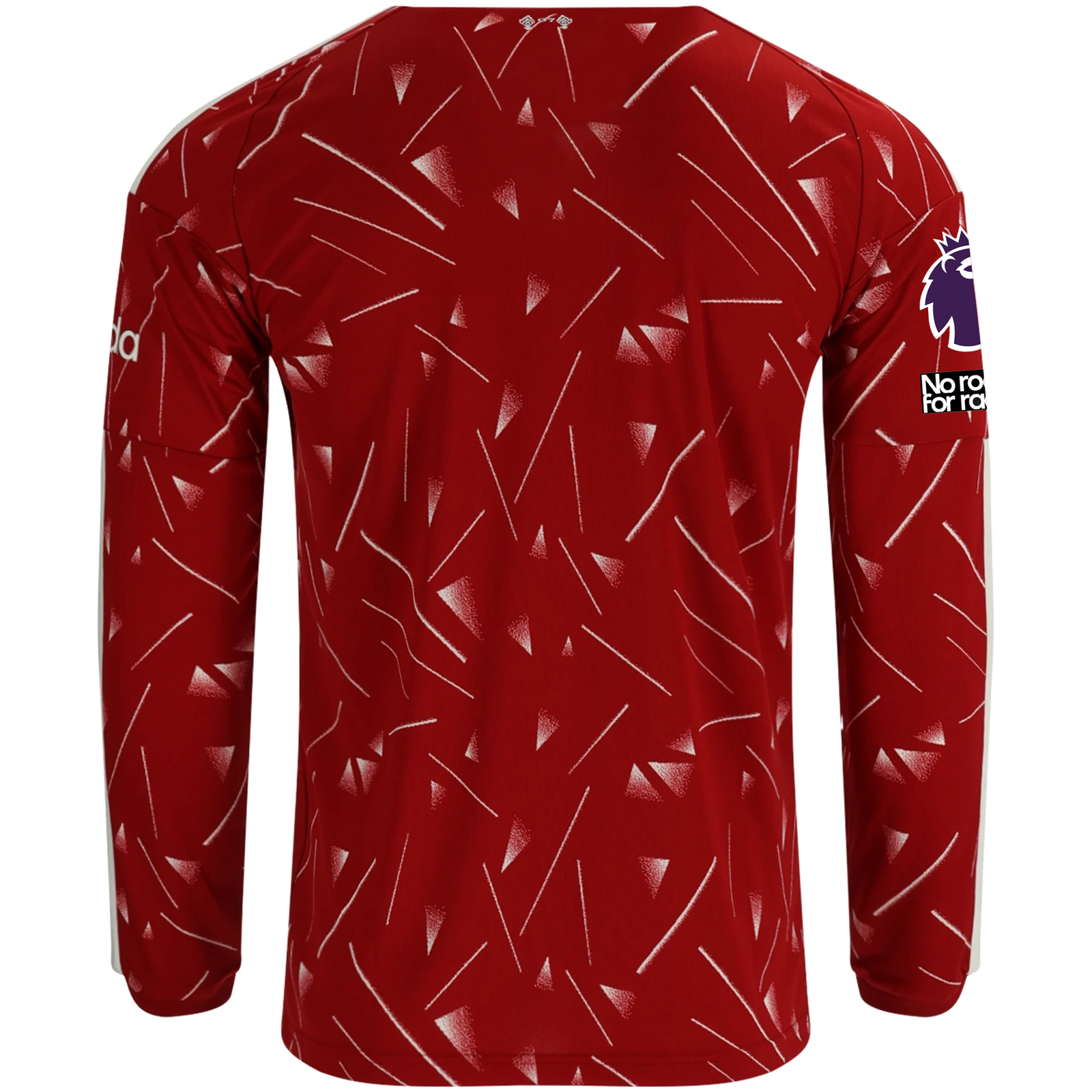 adidas Liverpool Authentic Long Sleeve Home Jersey w/ EPL + No Room For Racism Patches 26/27 (Red)