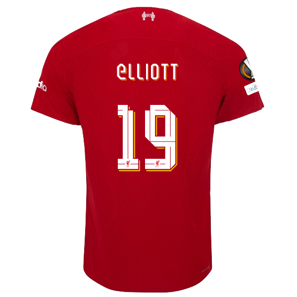 Nike Liverpool Authentic Harvey Elliott Vaporknit Match Home Jersey w/ - Soccer Wearhouse