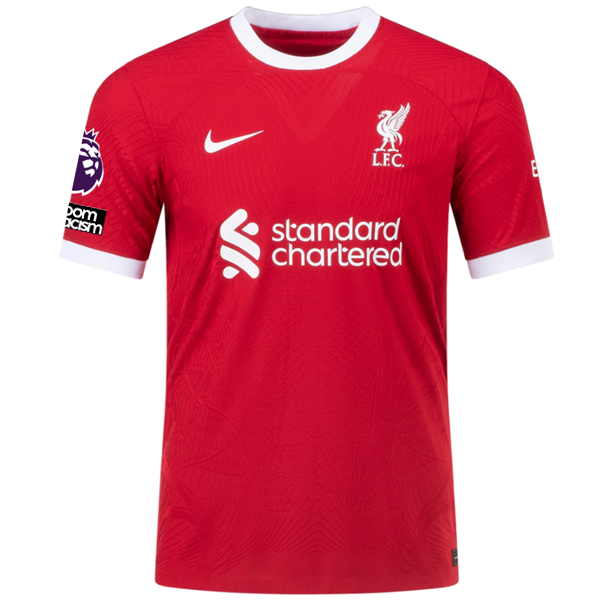 Nike Liverpool Authentic Tsmikas Vaporknit Match Home Jersey w/ EPL + - Soccer Wearhouse