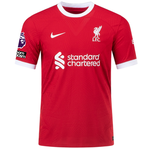 Nike Liverpool Authentic Fabinho Vaporknit Match Home Jersey w/ EPL + No Room For Racism 23/24 (Red/White)
