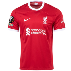 Nike Liverpool Jordan Henderson Home Jersey w/ Europa League Patches 23/24 (Red/White)
