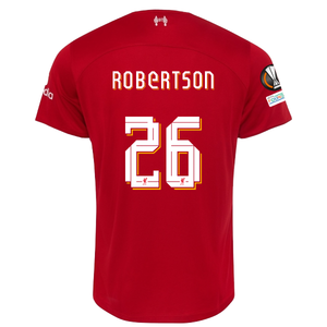 Nike Liverpool Andrew Robertson Home Jersey w/ Europa League Patches 23/24 (Red/White)
