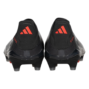 adidas Copa Pure III Elite Laceless FG Soccer Cleats (Black/Carbon/Lucid Red)