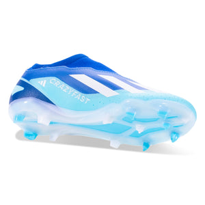 adidas Jr. X Crazyfast.3 LL Firm Ground Soccer Cleats (Bright Royal/Cloud White)