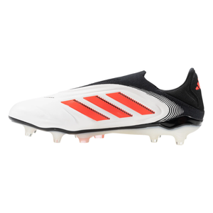 adidas Copa Pure III Elite Laceless FG Soccer Cleats (White/Lucid Red/Black)