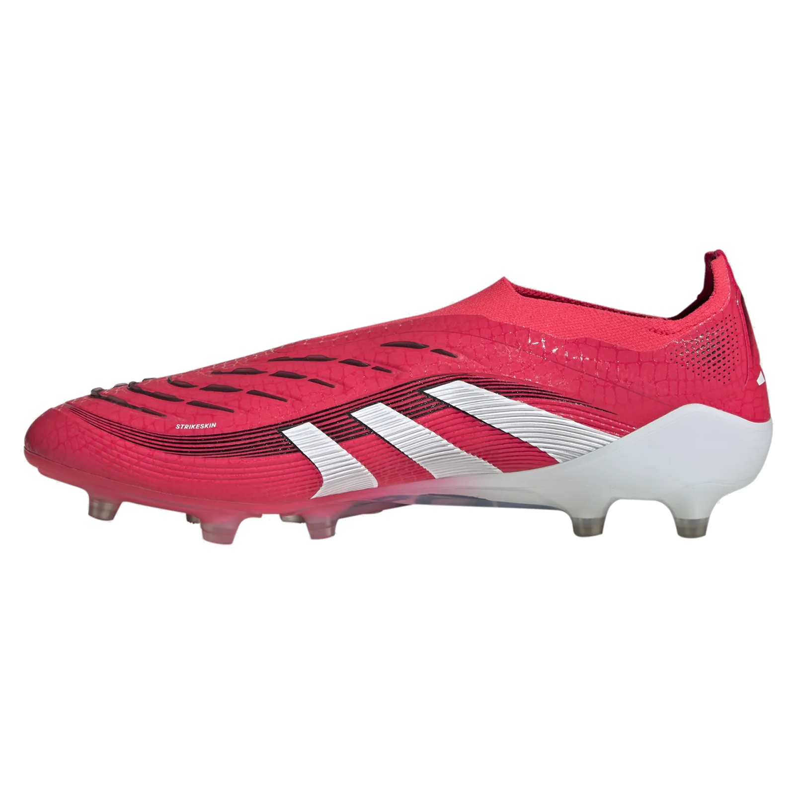 adidas Predator Elite Laceless AG Soccer Cleats (Lucid Red/White/Black)