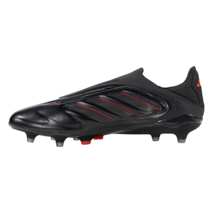 adidas Copa Pure III Elite Laceless FG Soccer Cleats (Black/Carbon/Lucid Red)