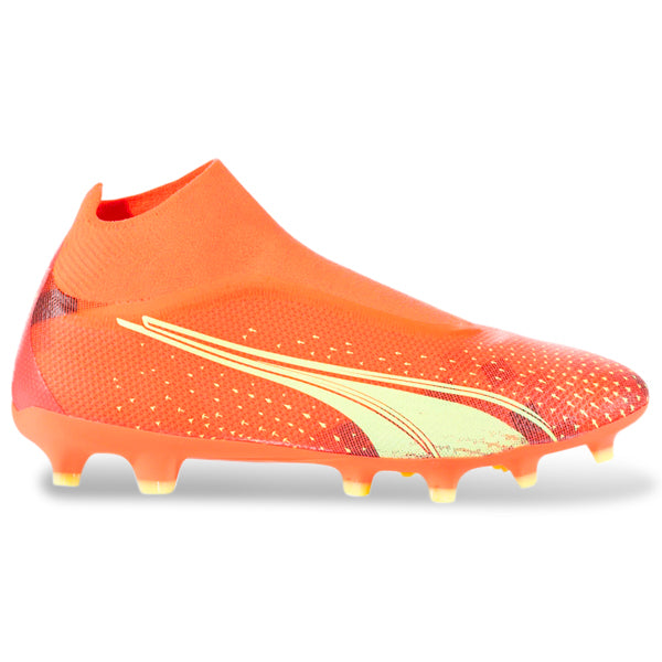 Puma Ultra Match Laceless FG AG Coral Efervescente claro Negro