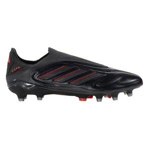 adidas Copa Pure III Elite Laceless FG Soccer Cleats (Black/Carbon/Lucid Red)