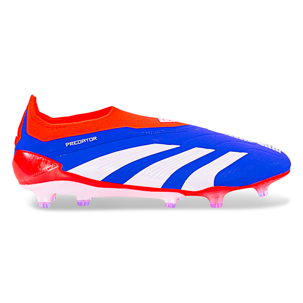 adidas Predator Elite Laceless FG Soccer Cleats Lucid Blue White Sola Soccer Wearhouse