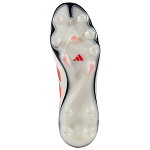 adidas Copa Pure III Elite Laceless FG Soccer Cleats (White/Lucid Red/Black)