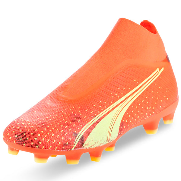 Puma Ultra Match Laceless FG AG Coral Efervescente claro Negro