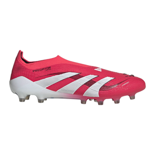 adidas Predator Elite Laceless AG Soccer Cleats (Lucid Red/White/Black)