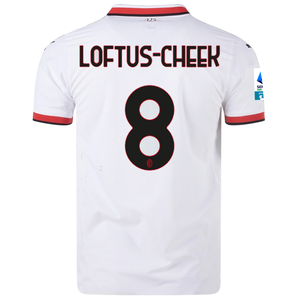 Puma AC Milan Authentic Ruben Loftus-Cheek Away Jersey w/ Series A Patch 24/25 (Puma White)